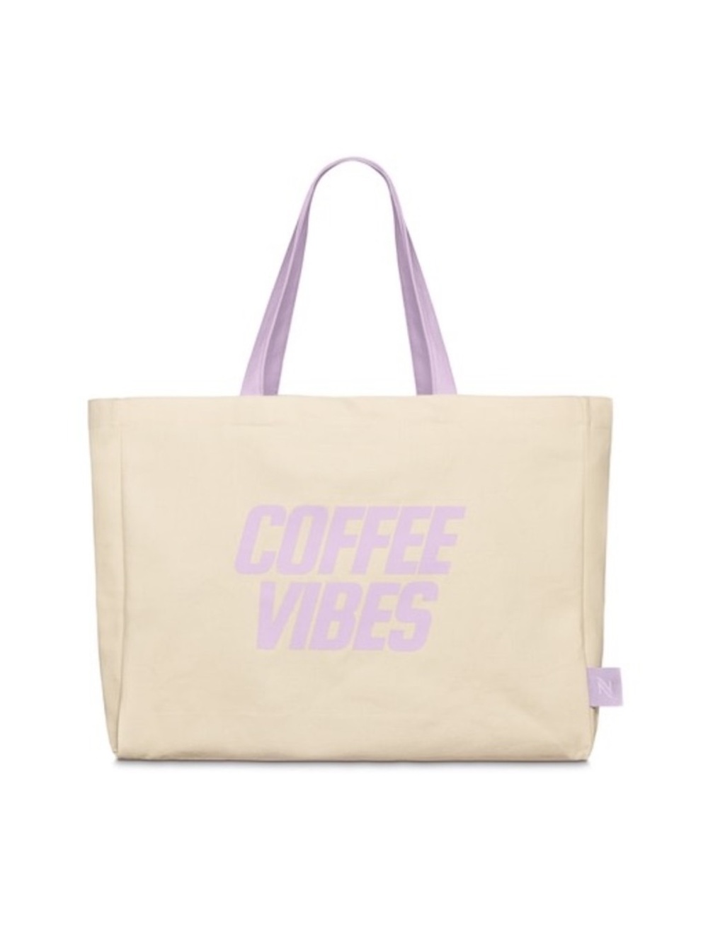 [Brand New] Nespresso Coffee Vibes lavender tote bag shopper